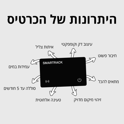 SMARTRACK - כרטיס איתור